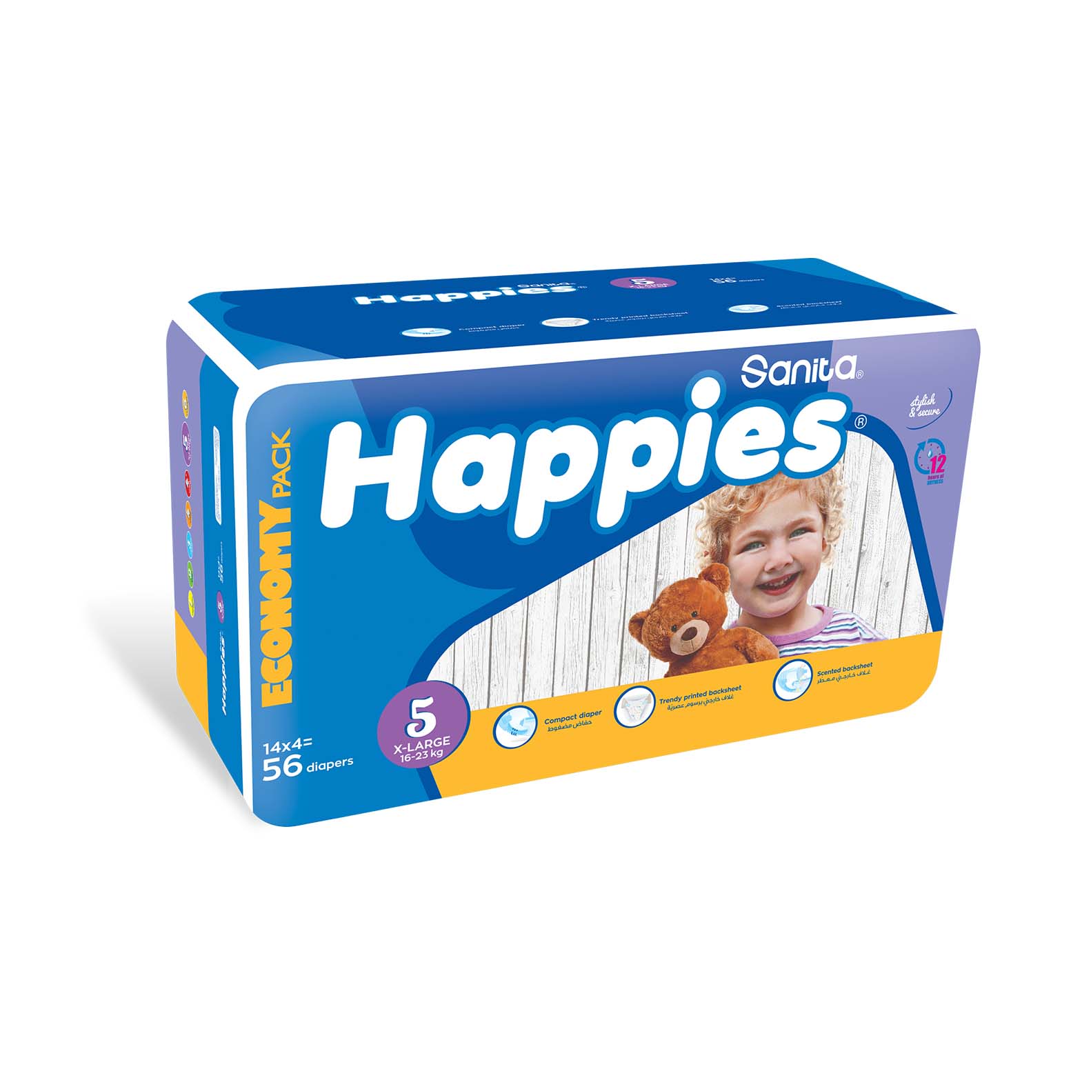 Happies diapers best sale size 4